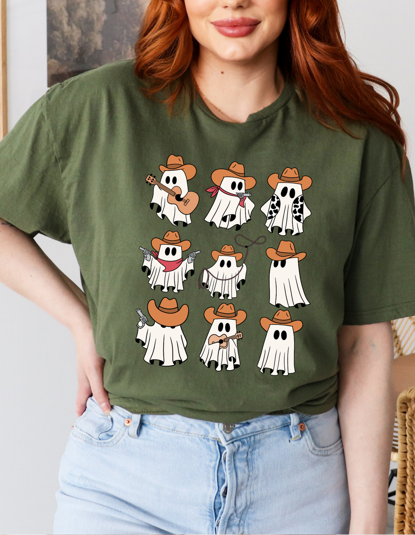 Cow Girl Ghost T-Shirt