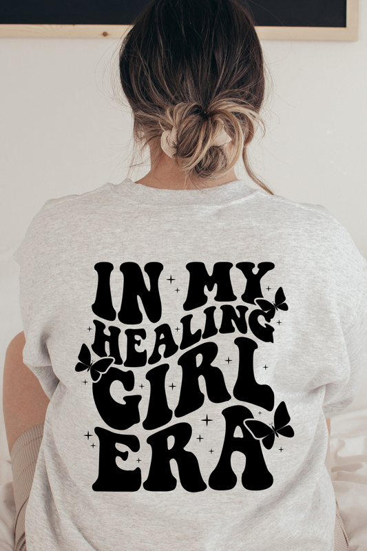 In my healing girl Era Crewneck