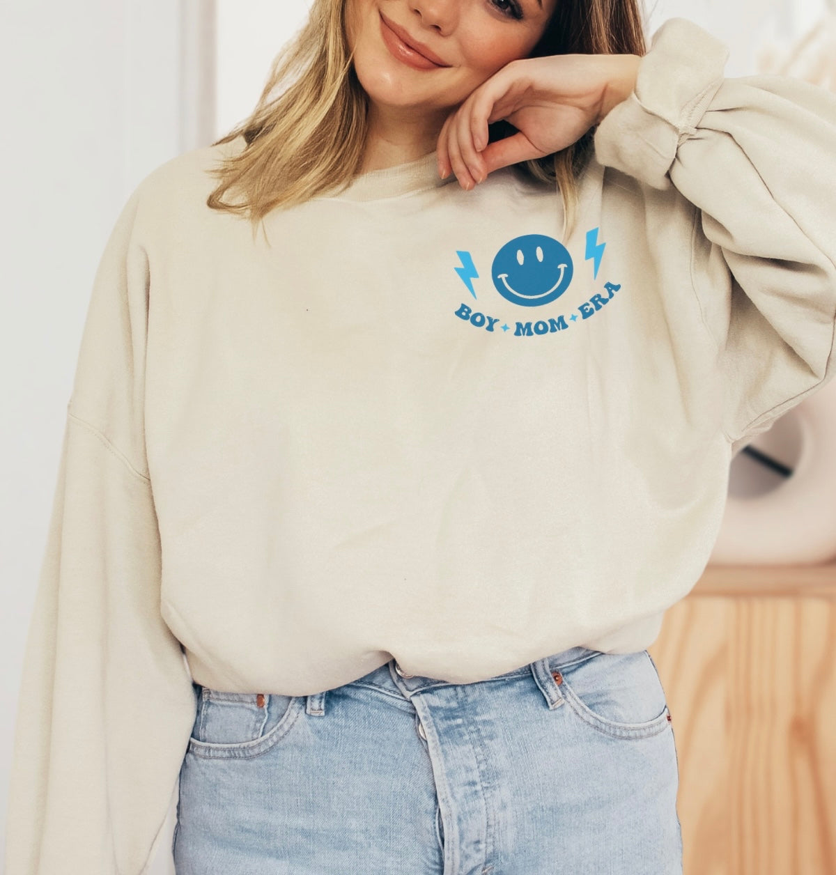 In My Boy Mom Era  Crewneck