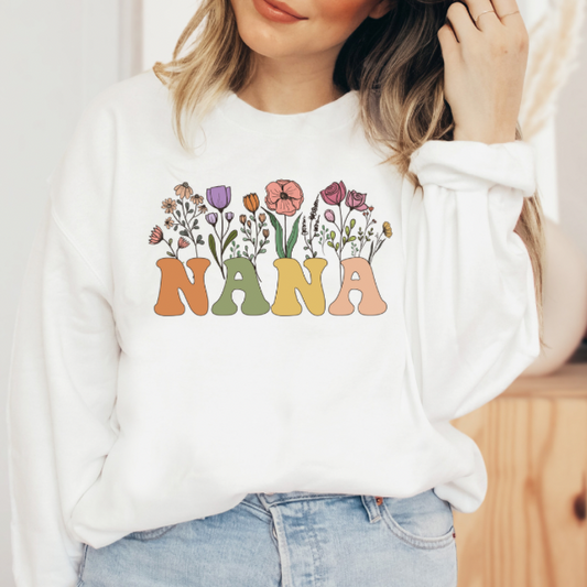 NaNa Floral Crewneck